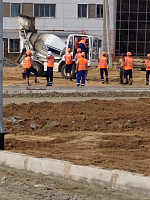 Студенческие отряды принимают участие в студенческих стройках