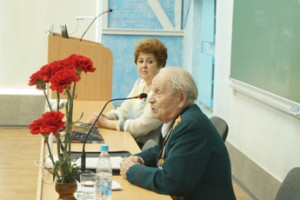 Студенты встретились с ветераном-сибстриновцем А.П. Петлиным