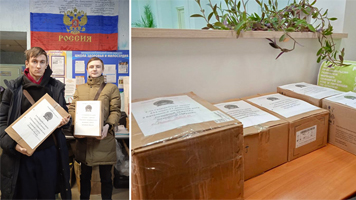 НГАСУ (Сибстрин) отправил гуманитарную помощь военнослужащим СВО