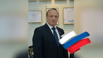 Поздравление ректора НГАСУ (Сибстрин) Юрия Сколубовича с Днем защитника Отечества