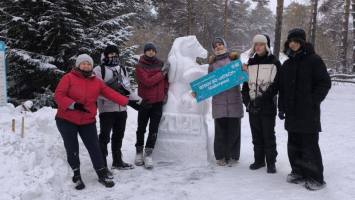 Команда ДХШ НГАСУ (Сибстрин) вернулась с большого конкурса-фестиваля «Снежная мастерская» в Новосибирском зоопарке
